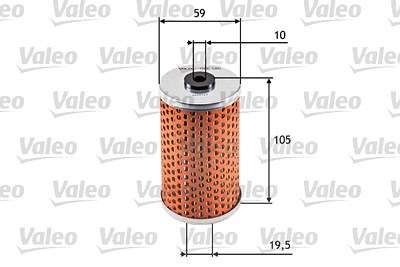 Valeo Ölfilter [Hersteller-Nr. 586585] für Mercedes-Benz von VALEO