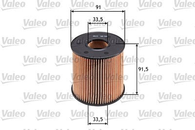 Valeo Ölfilter [Hersteller-Nr. 586508] für Nissan, Opel, Renault, Vauxhall von VALEO