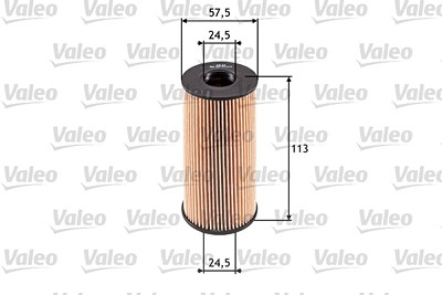 Valeo Ölfilter [Hersteller-Nr. 586529] für Nissan, Opel, Renault von VALEO