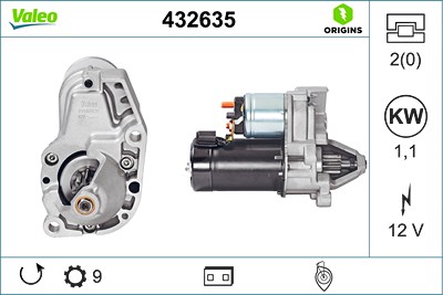 Valeo Starter [Hersteller-Nr. 432635] von VALEO