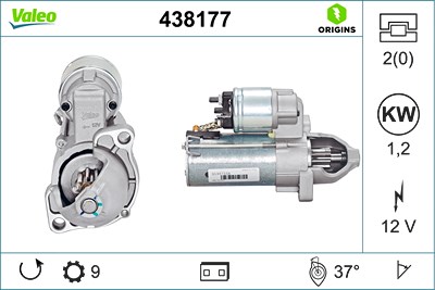 Valeo Starter [Hersteller-Nr. 438177] von VALEO