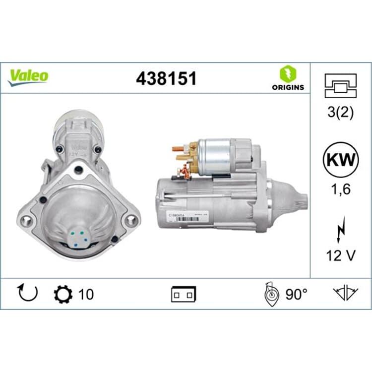 Valeo Starter BMW 1er 3er 5er X3 von VALEO