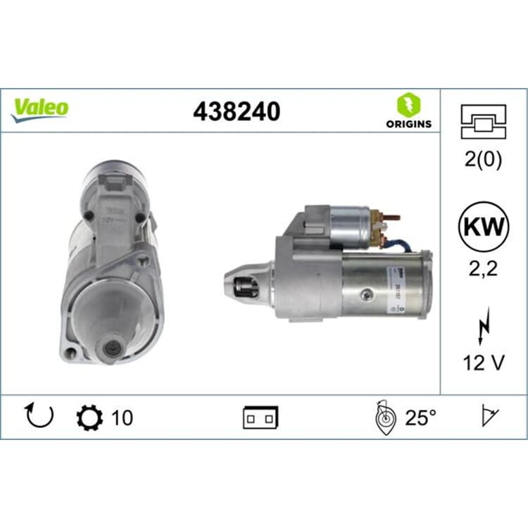 Valeo Starter Chrysler Daewoo Jeep Mercedes von VALEO