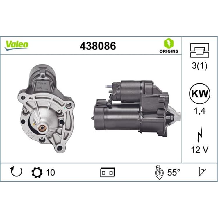 Valeo Starter Citroen Ax Saxo Xsara Peugeot 106 306 von VALEO