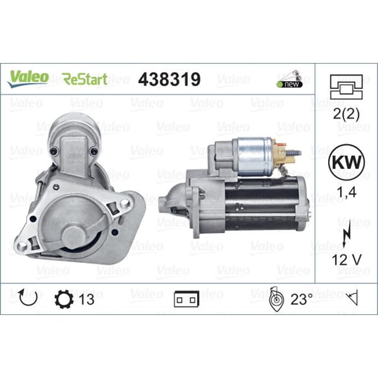 Valeo Starter Dacia Nissan Renault von VALEO