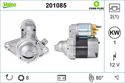 Valeo Starter [Hersteller-Nr. 201085] für Citroën, Peugeot, Toyota von VALEO