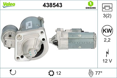 Valeo Starter [Hersteller-Nr. 438543] für Volvo von VALEO