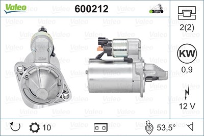 Valeo Starter [Hersteller-Nr. 600212] für Hyundai, Kia von VALEO