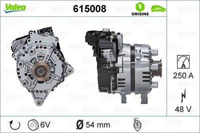 Valeo Startergenerator [Hersteller-Nr. 615008] für Land Rover von VALEO