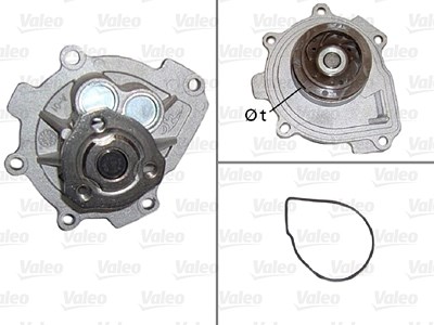 Valeo Wasserpumpe [Hersteller-Nr. 506837] für Alfa Romeo, Chevrolet, Fiat, Opel, Saab von VALEO