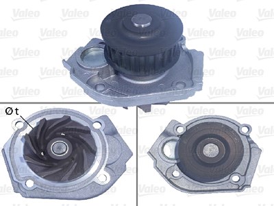 Valeo Wasserpumpe [Hersteller-Nr. 506967] für Abarth, Alfa Romeo, Fiat, Ford, Jeep, Lancia von VALEO