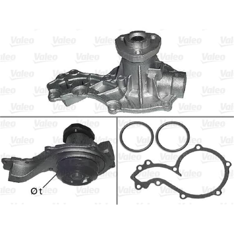 Valeo Wasserpumpe Audi A4 A6 Cabriolet Seat Exeo VW Passat von VALEO