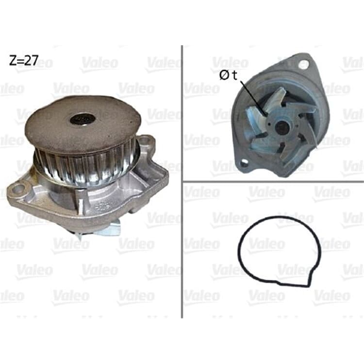 Valeo Wasserpumpe Audi Seat Skoda VW von VALEO