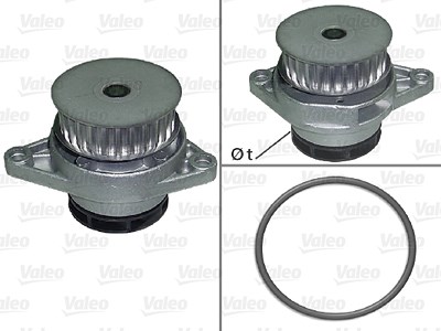 Valeo Wasserpumpe [Hersteller-Nr. 506706] für Audi, Seat, VW von VALEO