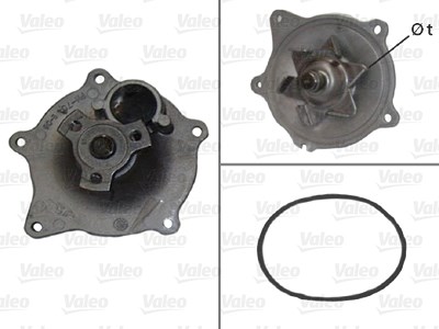 Valeo Wasserpumpe [Hersteller-Nr. 506454] für Chrysler von VALEO