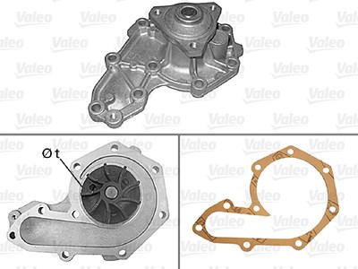 Valeo Wasserpumpe [Hersteller-Nr. 506019] für Dacia, Mitsubishi, Opel, Renault, Suzuki, Volvo von VALEO