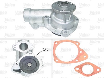 Valeo Wasserpumpe [Hersteller-Nr. 506383] für Abarth, Fiat von VALEO