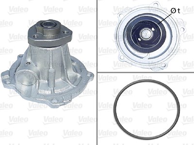 Valeo Wasserpumpe [Hersteller-Nr. 506513] für Audi, Seat, Skoda, VW von VALEO