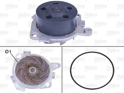 Valeo Wasserpumpe [Hersteller-Nr. 506518] für Alfa Romeo, Fiat, Lancia von VALEO