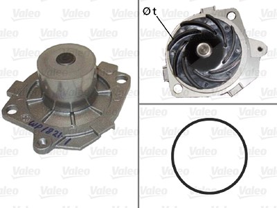 Valeo Wasserpumpe [Hersteller-Nr. 506590] für Alfa Romeo, Cadillac, Fiat, Lancia, Opel, Saab, Suzuki von VALEO