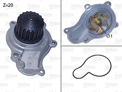 Valeo Wasserpumpe [Hersteller-Nr. 506605] für Chrysler, Dodge, Jeep von VALEO