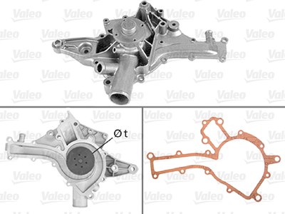 Valeo Wasserpumpe [Hersteller-Nr. 506787] für Mercedes-Benz von VALEO