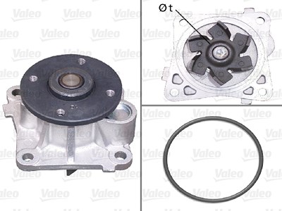 Valeo Wasserpumpe [Hersteller-Nr. 506962] für Mitsubishi, Smart von VALEO