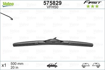 Valeo Wischblatt [Hersteller-Nr. 575829] für Citroën, Honda, Kia, Lexus, Mazda, Subaru, Toyota von VALEO