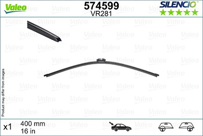 Valeo Wischblatt [Hersteller-Nr. 574599] für Opel, Citroën, BMW, Volvo von VALEO