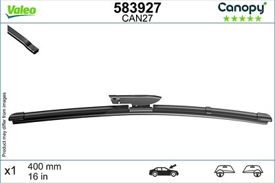 Valeo Wischblatt [Hersteller-Nr. 583927] für Citroën, Peugeot, Renault, Ds von VALEO