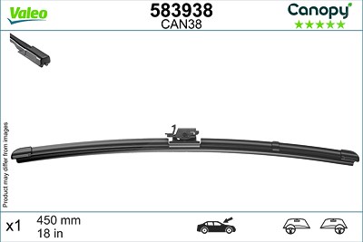 Valeo Wischblatt [Hersteller-Nr. 583938] für Mercedes-Benz von VALEO