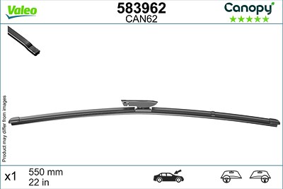 Valeo Wischblatt [Hersteller-Nr. 583962] für Dacia, Mercedes-Benz, Nissan, Renault von VALEO