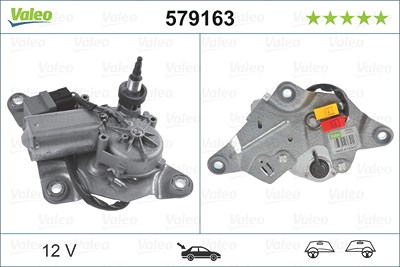 Valeo Wischermotor [Hersteller-Nr. 579163] für Citroën, Fiat, Lancia, Peugeot von VALEO