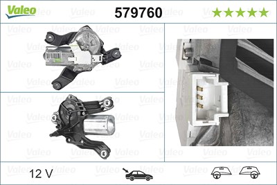 Valeo Wischermotor [Hersteller-Nr. 579760] für Dacia von VALEO