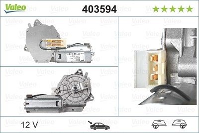 Valeo Wischermotor [Hersteller-Nr. 403594] für VW von VALEO