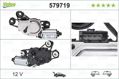 Valeo Wischermotor [Hersteller-Nr. 579719] für Seat von VALEO