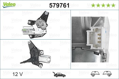 Valeo Wischermotor [Hersteller-Nr. 579761] für Renault von VALEO