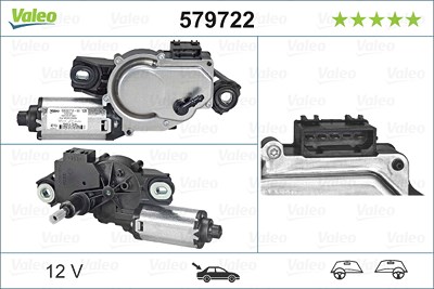 Valeo Wischermotor [Hersteller-Nr. 579722] für VW von VALEO