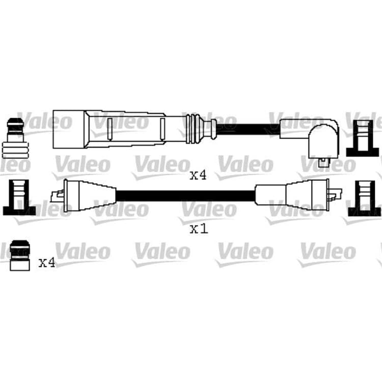 Valeo Z?ndleitungssatz Audi Peugeot VW von VALEO