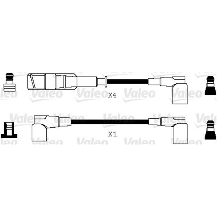 Valeo Z?ndleitungssatz Mercedes 123 124 190 G-Klasse T2/Ln1 von VALEO