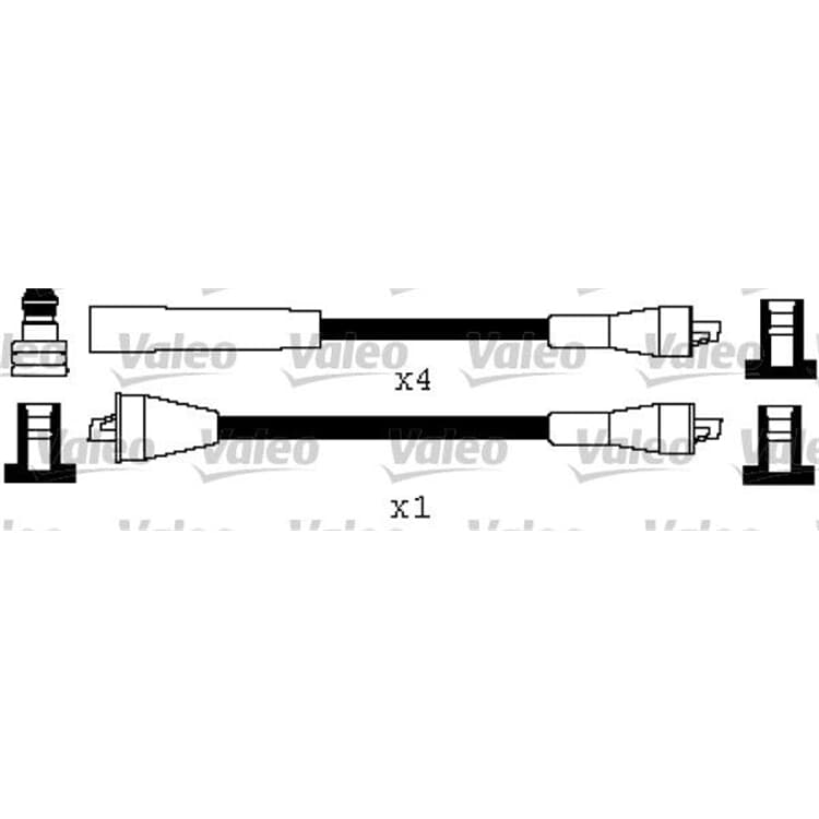 Valeo Z?ndleitungssatz Opel Ascona Kadett Manta Monza Rekord Senator von VALEO