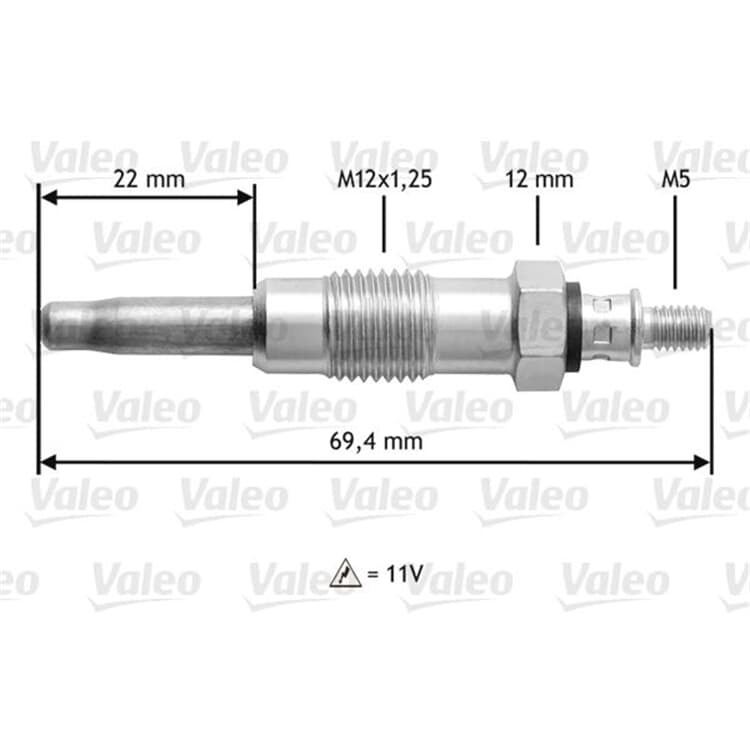 Valeo Z?ndkerze  Daewoo Mercedes Ssangyong von VALEO