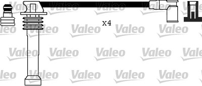 Valeo Zündleitungssatz [Hersteller-Nr. 346367] für Ford, Mazda, Volvo von VALEO