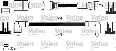 Valeo Zündleitungssatz [Hersteller-Nr. 346333] für Audi, Skoda von VALEO