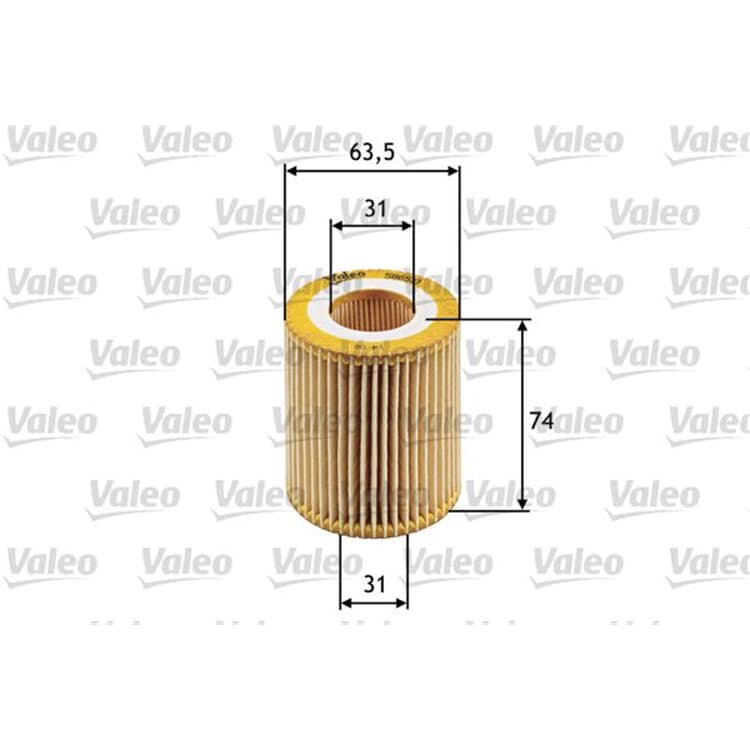 Valeo ?lfilter Alfa Romeo Cadillac Fiat Opel Saab Suzuki von VALEO