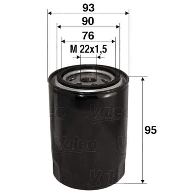 Valeo ?lfilter Ford Courier Fiesta Focus Tourneo Transit von VALEO