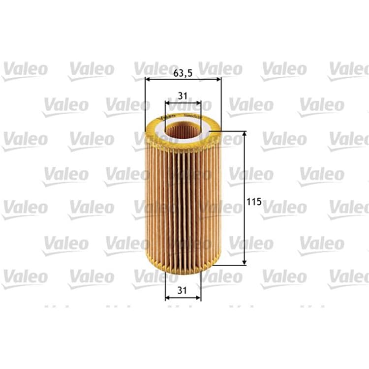 Valeo ?lfilter Opel Saab von VALEO