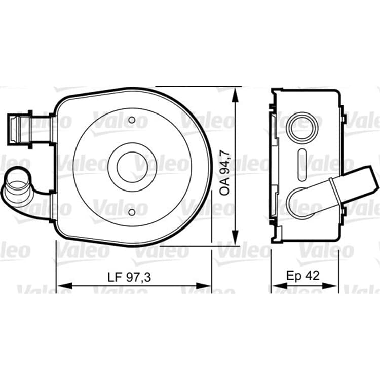 Valeo ?lk?hler Citroen C3 C5 von VALEO