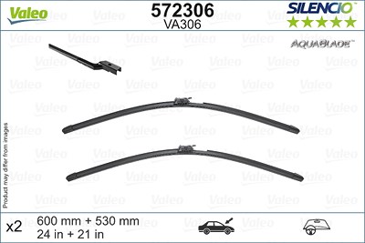 Valeo Wischblatt [Hersteller-Nr. 572306] für Mercedes-Benz von VALEO