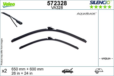 Valeo Wischblatt [Hersteller-Nr. 572328] für Mercedes-Benz von VALEO